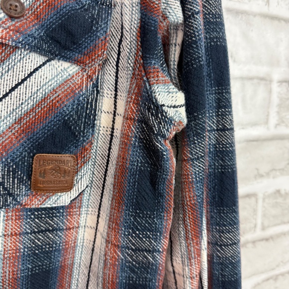 Legendary Whitetails Tough As Buck Plaid Double Pocket Button Flannel Shirt LT - Picture 3 of 8